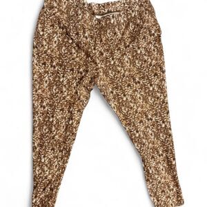 Lane Bryant Women's Unique Gold Metallic Sequin Print Leggings